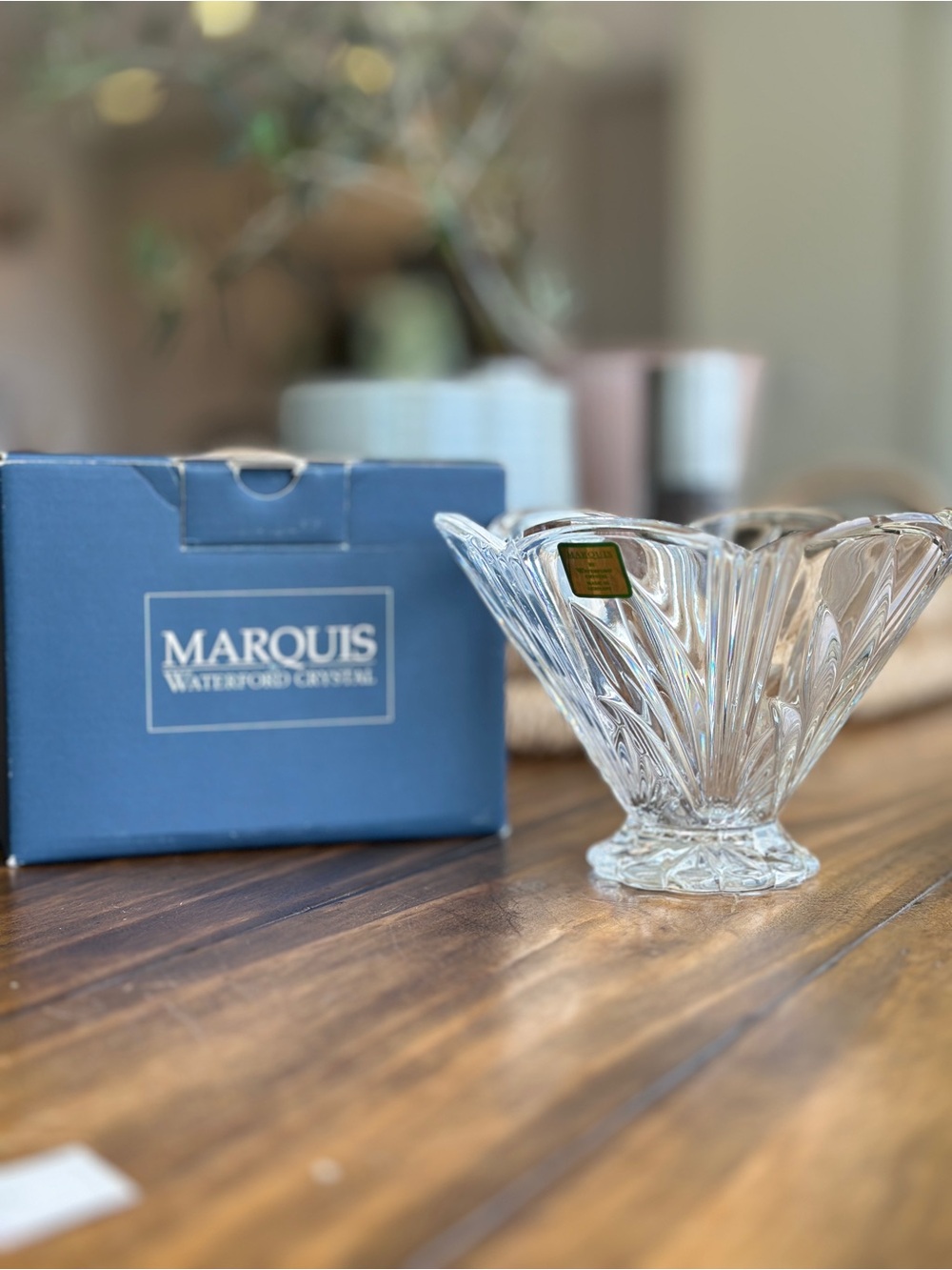 Marquise by Waterford Festivale 6in Crystal Bowl - Germany